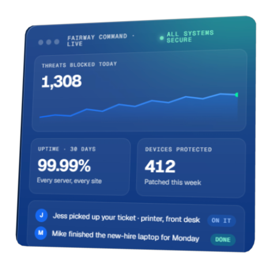 Fairway Command - Live Operations Dashboard